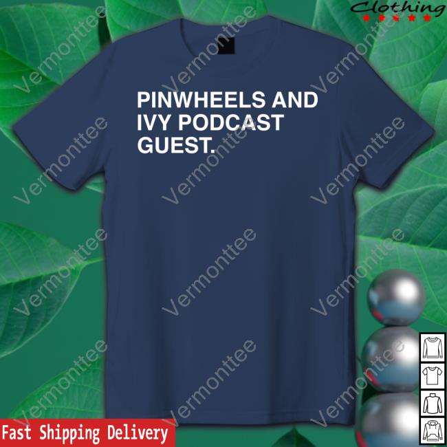 Joe Wearing Pinwheels And Ivy Podcast Guest Shirts